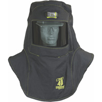 Cagoule de protection contre l'arc &eacute;lectrique TCG, Noir, 40 cal/cm², ANSI Z87.1/ASTM F1506/ASTM F1959/ASTM F2178/R&eacute;pond ou surpasse la norme CSA Z462/NFPA 70E, 4 Arc &eacute;lectrique EPI cat&eacute;gorie niveau NRZ Safety Inc.