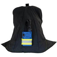 Cagoule de protection contre l'arc &eacute;lectrique TCG, Noir, 40 cal/cm², ANSI Z87.1/ASTM F1506/ASTM F1959/ASTM F2178/R&eacute;pond ou surpasse la norme CSA Z462/NFPA 70E, 4 Arc &eacute;lectrique EPI cat&eacute;gorie niveau NRZ Safety Inc.