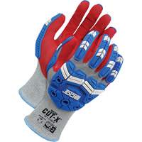 Cut-X&reg; Cut-Resistant Touchscreen Impact Gloves, 6, Foam Nitrile Palm, Elastic Cuff NRZ Safety Inc.