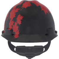 Specialty V-Gard&reg; Hard Hat, Ratchet Suspension, Black/Red NRZ Safety Inc.