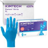 Kimtech Element Exam Gloves, X-Small, Nitrile, 3.2-mil, Powder-Free, Blue, Class 2 NRZ Safety Inc.
