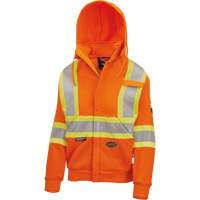Heavyweight Safety Hoodie, Women's, X-Small, High Visibility Orange NRZ Safety Inc.