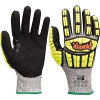 Cut and Impact-Resistant Gloves, Small, Synthetic Palm, Knit Wrist Cuff NRZ Safety Inc.