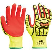 Cut and Impact-Resistant Gloves, Small, Synthetic Palm, Knit Wrist Cuff NRZ Safety Inc.