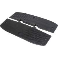 Embouts d'extr&eacute;mit&eacute;s pour bosse de d&eacute;c&eacute;l&eacute;ration, Caoutchouc, 2' lo x 16" la x 1-1/4" h NRZ Safety Inc.