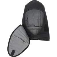 Pioneer 766A Flame-Resistant Quilted Hard Hat Liner with Detachable Mouthpiece, Black/Grey, Cotton/FR-Tech&reg;/Modacrylic/Nylon NRZ Safety Inc.