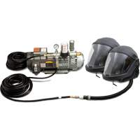 2-Worker DEFENDER Supplied Air Shield & Helmet System NRZ Safety Inc.