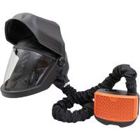 Visi&egrave;re rabattable PEAKAIR DEFENDER & ensemble de souffleur X90VX, Respirateur &agrave; masque/Masque de soudage, Pile Lithium-ion NRZ Safety Inc.