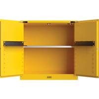Utili-Guard+ Flammable Safety Cabinet, 30 gal., 1 Door, 43" W x 44" H x 22" D NRZ Safety Inc.