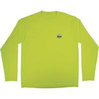 Chemise de refroidissement &agrave; manches longues avec protection solaire et UV Chill-Its 6689, Jaune lime haute visibilit&eacute;, Petit NRZ Safety Inc.