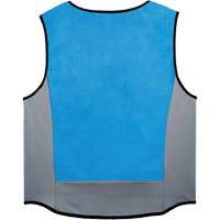 Chill-Its 6667 Wet Evaporative Cooling Vest with Zipper Closure, Medium, Blue NRZ Safety Inc.