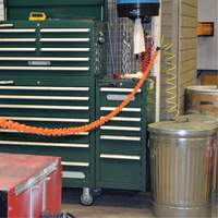 Magnetic Chain Barrier Warehouse Kit, Orange NRZ Safety Inc.