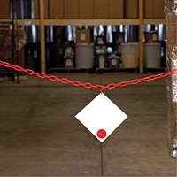 Plastic Barrier Chain, Green NRZ Safety Inc.