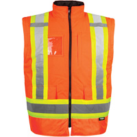 High-Visibility 7-in-1 Jacket, Polyester, High Visibility Orange, X-Small NRZ Safety Inc.
