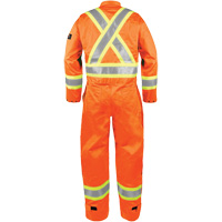 Combinaison ignifuge haute visibilit&eacute;, Taille Petit, Orange NRZ Safety Inc.