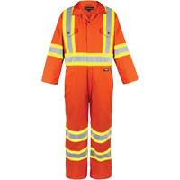 High-Visibility Unlined Coveralls, Small, High Visibility Orange NRZ Safety Inc.