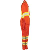 High-Visibility Unlined Coveralls, Small, High Visibility Orange NRZ Safety Inc.