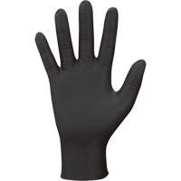 Gants jetables 709B PyraGrip, 7/Petit, Nitrile, 8 mils, Sans poudre, Noir NRZ Safety Inc.