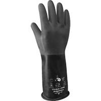 879R Acid-Resistant Gloves, Size Medium/8, 14" L, Butyl Rubber, 28-mil NRZ Safety Inc.