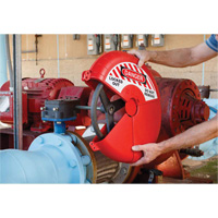 Dispositif de verrouillage coulissant pour vanne &agrave; opercule, Type Volant NRZ Safety Inc.