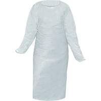 CoverMe Gown with Thumbholes, One Size, White, Polyethylene NRZ Safety Inc.