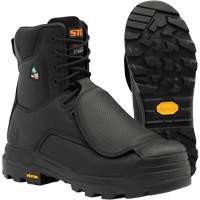 Bottes de travail Vulcan avec protecteur m&eacute;tatarsien &agrave; l'ext&eacute;rieur, Cuir, Taille 5, Imperm&eacute;able NRZ Safety Inc.