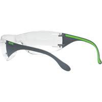Lunettes de s&eacute;curit&eacute; gris/vert Adapt Lite, Lentille Transparent, Antibu&eacute;e/Anti-&eacute;gratignures, ANSI Z87+/R&eacute;pond ou surpasse la norme CSA Z94.3 NRZ Safety Inc.