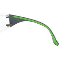 Lunettes de s&eacute;curit&eacute; gris/vert Adapt Lite, Lentille Transparent, Antibu&eacute;e/Anti-&eacute;gratignures, ANSI Z87+/R&eacute;pond ou surpasse la norme CSA Z94.3 NRZ Safety Inc.