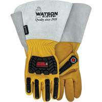 Gants r&eacute;sistants &agrave; leau Storm Trooper, Petit, Paume en Cuir de vache, Poignet Manchette NRZ Safety Inc.