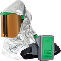 Respirateur &agrave; chaleur radiante Z-Link avec souffleur & montage &agrave; la ceinture, Respirateur &agrave; masque/Capuchon & visi&egrave;re, Pile Lithium-ion NRZ Safety Inc.