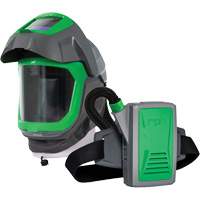 Masque de respirateur Z-Link avec joint de visage, visi&egrave;re & montage &agrave; ceinture, Respirateur &agrave; masque/Masque de soudage, Pile Lithium-ion NRZ Safety Inc.