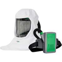 T-Link Respirator with Bump Cap, Breathing Tube, Belt-Mount & PX5 PAPR, Loose Fitting Hood & Faceshield, Lithium-Ion Battery NRZ Safety Inc.