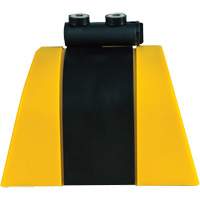 Syst&egrave;me de barri&egrave;re de s&eacute;curit&eacute; HAZLOK, Plastique, Fixation magn&eacute;tique, 30', Ruban Noir et jaune NRZ Safety Inc.
