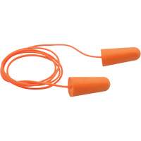 SEALTEC33 Orange Tapered PU Foam Disposable Earplugs, Corded, Bulk - Box, 33 dB NRR, One-Size NRZ Safety Inc.