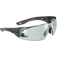 RUSH+ 2.0 M/L Safety Glasses with Black & Grey Frame, Grey/IR 1.7 Lens, Anti-Fog/Anti-Scratch, ANSI Z87+ NRZ Safety Inc.