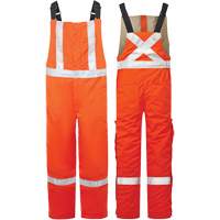 Avenger 9 oz High-Visibility Insulated Bib Pants, Style 525, Men's, X-Small, Orange NRZ Safety Inc.
