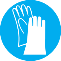 Right to Know Pictogram Labels -Boots, Vinyl, Sheet, 5/8" L x 3/4" W NRZ Safety Inc.