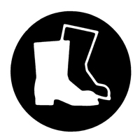 Right to Know Pictogram Labels - Full Protection Suit, Vinyl, Sheet, 5/8" L x 3/4" W NRZ Safety Inc.
