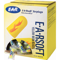 E-A-Rsoft Yellow Neon Blasts Earplugs, Bulk - Polybag NRZ Safety Inc.