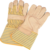 Gants d'ajusteur &agrave; paume s&egrave;che d'usage standard, Grand, Paume en Cuir fleur de vache, Doublure en Coton NRZ Safety Inc.