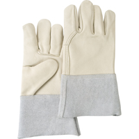 Standard-Duty Work Gloves, Large, Grain Cowhide Palm NRZ Safety Inc.