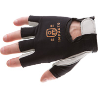 Anti-Impact Right-Hand Glove, Small, Goatskin/Split Leather Palm, Hook & Loop Cuff NRZ Safety Inc.