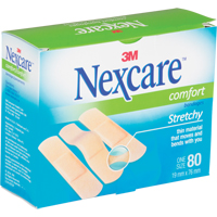 Nexcare Comfort Strips, Rectangular/Square, 3", Fabric, Sterile NRZ Safety Inc.