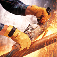 Vibration Protective Air Glove&reg;, Size X-Small, Grain Leather Palm NRZ Safety Inc.