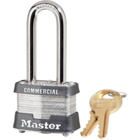 Cadenas &agrave; goupilles, Cl&eacute;s identiques, Acier lamin&eacute;, Largeur de 1-9/16" NRZ Safety Inc.