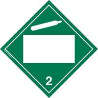 Non-Toxic Gas TDG Placard, Plastic NRZ Safety Inc.