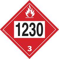 1230 Methanol TDG Placard, Plastic NRZ Safety Inc.