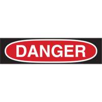 "Danger" Sign, 7" x 10", Polystyrene, English NRZ Safety Inc.