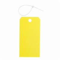 Blank Accident Prevention Tags, Metal, 3" W x 5-3/4" H NRZ Safety Inc.