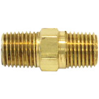 Male Hex Nipple, Brass NRZ Safety Inc.